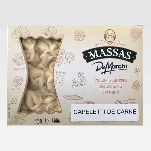 Massa Fresca Capeletti de Carne De Marchi 400g