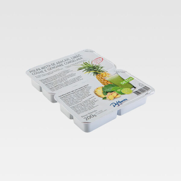 Polpa de Fruta Detox Abacaxi Limão Couve e Gengibre de Marchi 200g