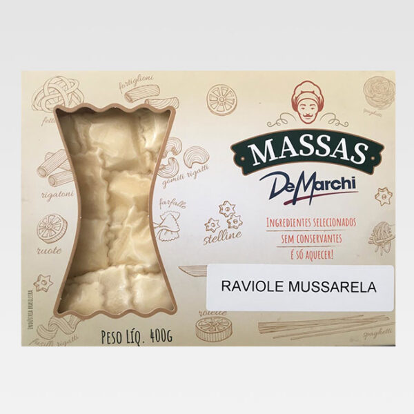 Massa Fresca Raviolone de Mussarela de Marchi 400G