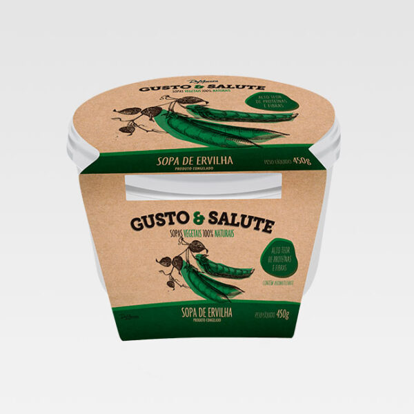 Sopa de Ervilha Gusto & Salute Congelada 450G